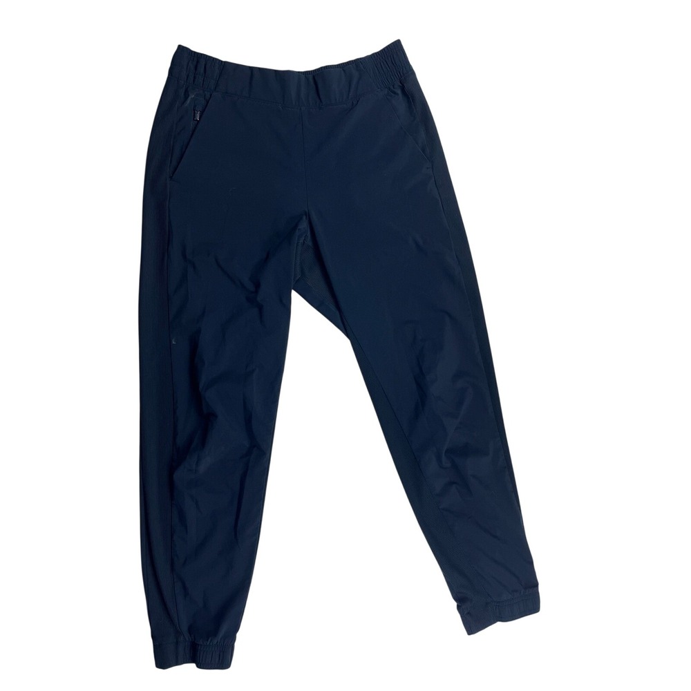 Athleta Brooklyn Jogger Black Elastic Waist Active Travel Pants Womens Size 6